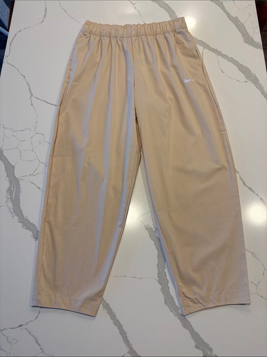 Nike Pants - Nike High Rise Curve Pants ~ Medium ~ Hemp/White